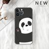 Чехол Funda для Apple iPhone 14 11 13 7 12 Pro 7 XR XS Max 8 Plus 6 14Pro 13Mini черный мягкий чехол для телефона We Bare Bears Cartoon
