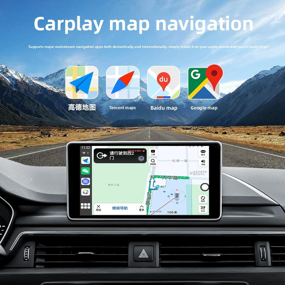 Беспроводной адаптер CarPlay для iPhone Преобразует проводной CarPlay в беспроводной, Совместим с Android Auto и большинством автомобилей