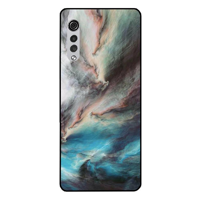 Чехол для LG Velvet Мраморный Мягкий Силиконовый Задний Чехол для Телефона LG Velvet 5G UW Чехлы для LG Velvet 2 Pro / Velvet2 Pro Coque