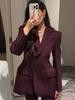 Women's Slim Fit Blazer 2026 Spring V-Neck Waist-Cinched Flattering Business Casual Jacket