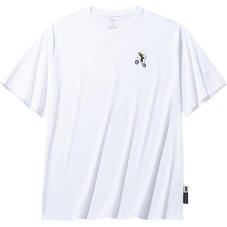 Anta x Antonie Corbineau T Shirt Unisex Snowflake White 172438138-1