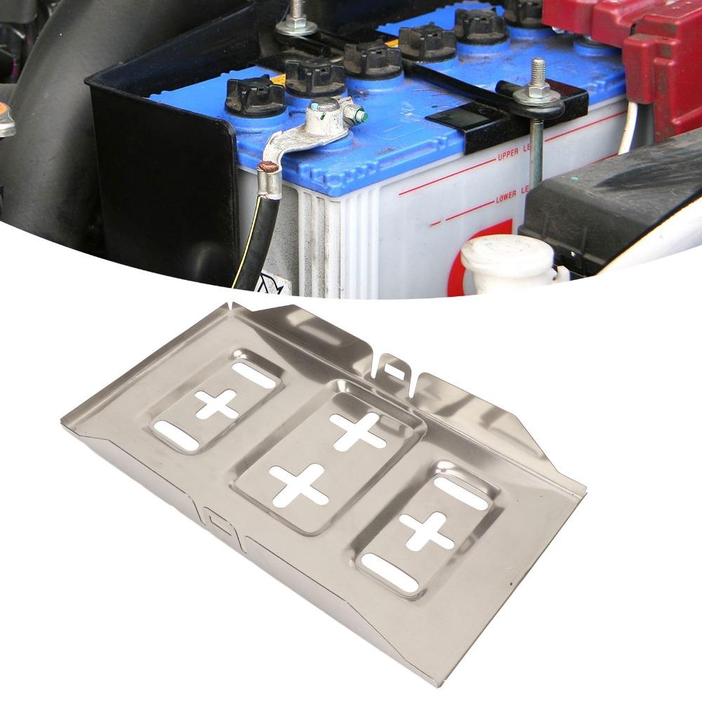 193 x 345mm Car Battery Tray Stainless Steel Battery Mounting Tray Battery Securing