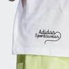 Adidas Рубашка поло с вышивкой Scribble, мультяшный принт с буквами, с коротким рукавом, женская рубашка поло, белая IA3160