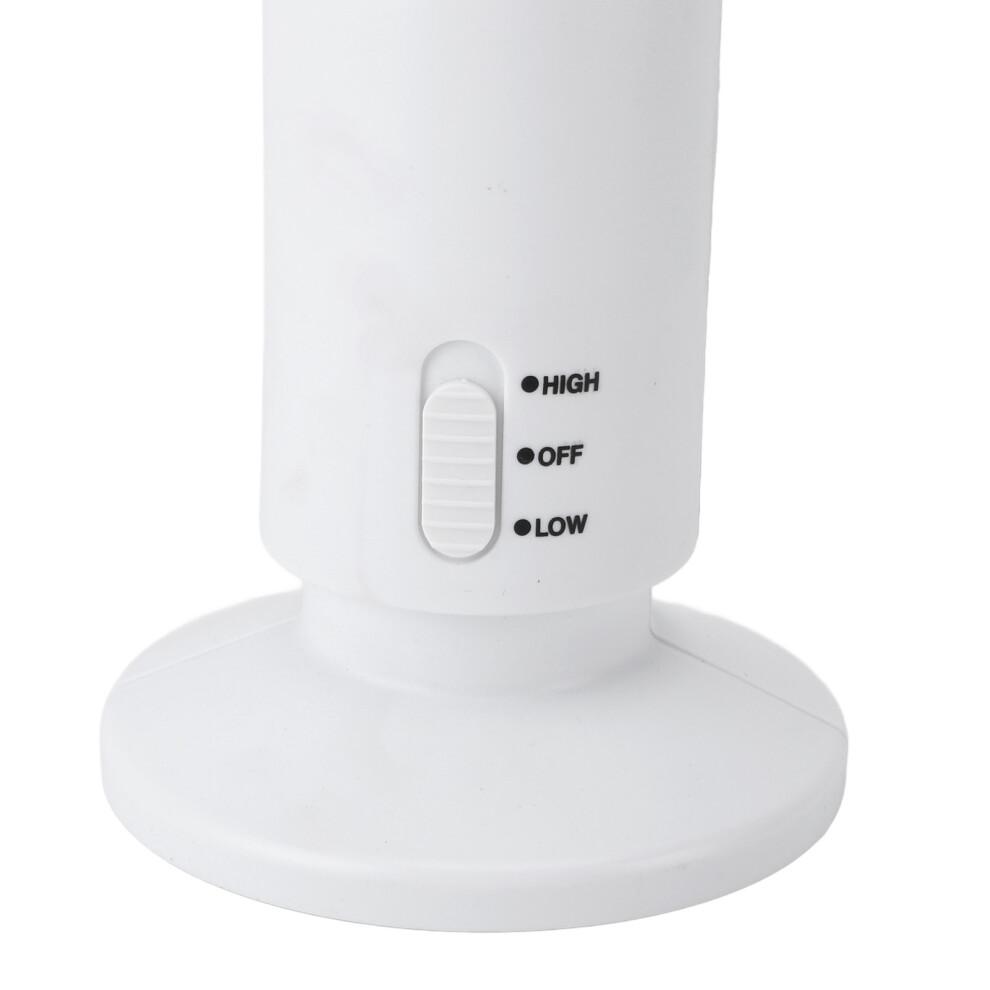 Mini Tower Fan USB Desk Fan 6x33cm Quiet Bladeless White