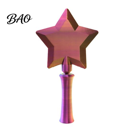 Adjustable Payment Clip for Counter Christmas Tree Wand, Novelty Tap Pay Telescopic Star Vertical Display Tool Wand Card Holder, Fun Accessory
