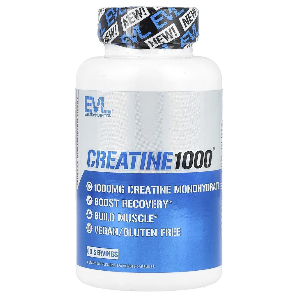 Creatine1000®, 120 Veggie Capsules (500Mg per Capsule)