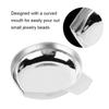 Height 1.6cm Digital Scale Pan Silver Stainless Steel Tray for Diamond Measurement