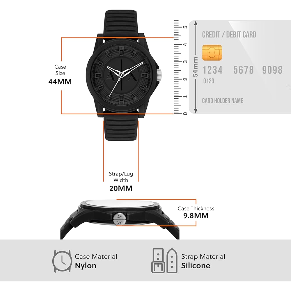 Мужские часы A|X Armani Exchange Outerbanks AX7159SET, Черные