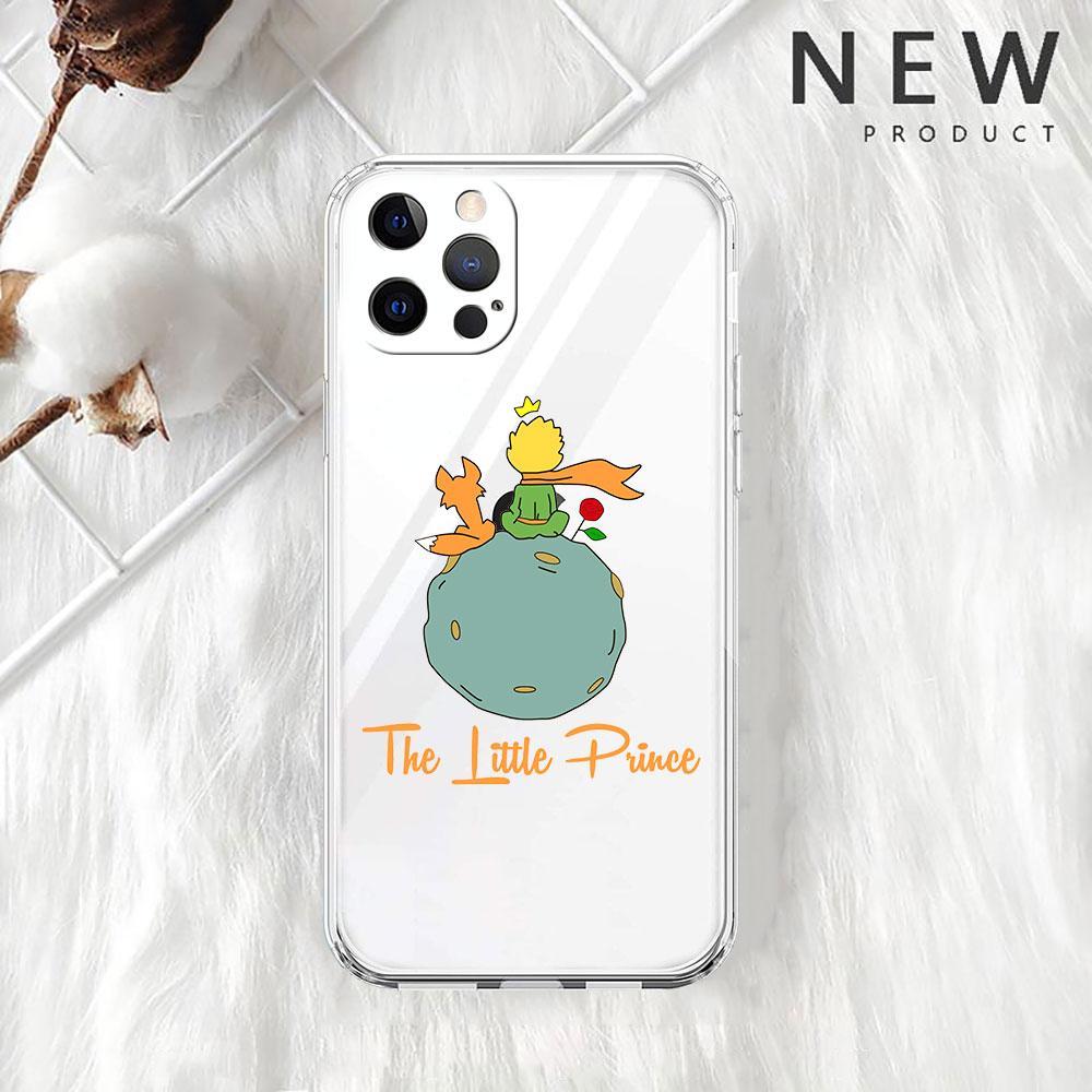 Чехол для Apple iPhone 14 13 Pro Max 11 12 Mini SE 7 8 Plus X XS XR 6 6S Прозрачный силиконовый чехол из ТПУ для телефона с рисунком «Маленький принц»