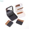 Portable Foundation Brush Set with Mirror Case - Travel Makeup Brush Kit