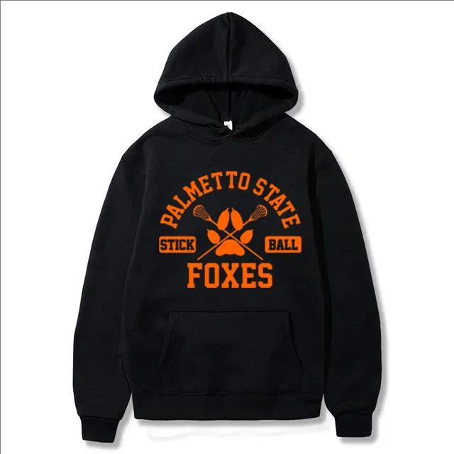 Худи женское ретро FOXES PALMETTO STATE, модная уличная спортивная одежда для осени и зимы, трендовый дизайн