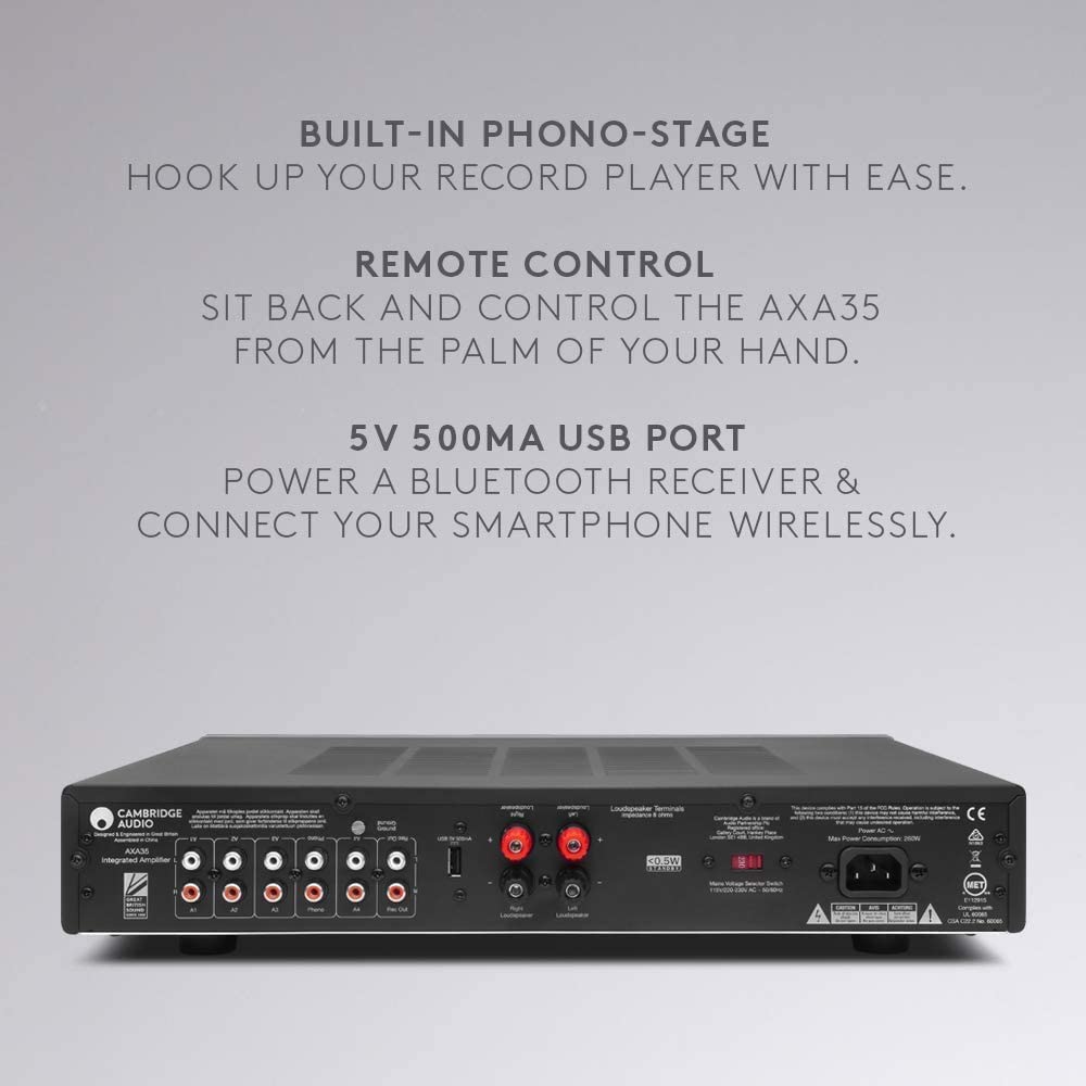 Интегральный усилитель Cambridge Audio AX Series AXA35