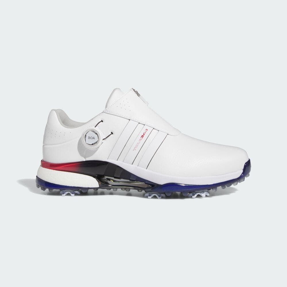 Adidas TOUR360 BOA 24 BOOST WIDE GOLF Footwear White Shoes & Footwear Sports Shoes MEN'S Tour 360 IE3369 Footwear White/Footwear White/Team Royal Blue
