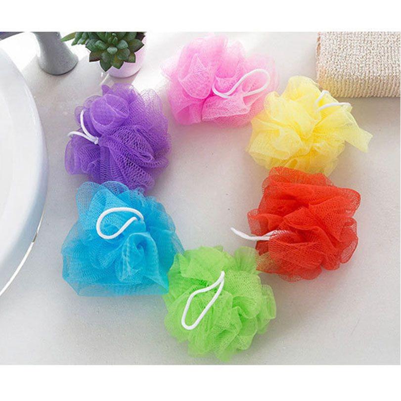 Роскошная мягкая мочалка для тела Bathsite Cleaning Mesh Shower для нежного отшелушивания