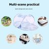 Baby Crib Mosquito Net with Zipper Door Foldable Portable Summer Children Tent for Newborn Infant High Density Grids