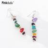 Модные нерегулярные серьги-капли с имитацией камня, милые креативные многоцветные акриловые длинные серьги для женщин, ювелирные изделия PD1365