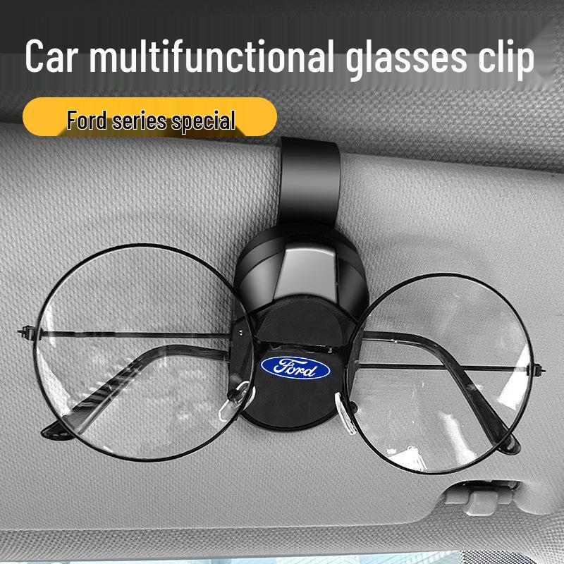 Ford Edge, Escape, Mondeo EVOS, Explorer, Focus, Territory Зажим-бокс для очков в автомобиле