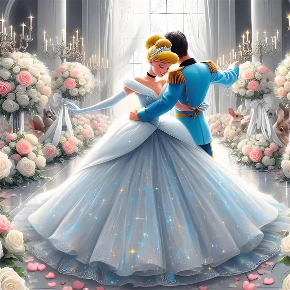 Disney 5D Алмазная мозаика Принцессы и Принцы Набор для вышивания крестиком Мозаика Декор для дома Наклейка на стену DIY Ручная работа Подарок