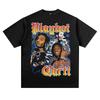 Графическая футболка Playboi Carti Унисекс Оверсайз Хлопок Дышащая Дерзкий Уличный Стиль Мода Круглый Вырез Короткий Рукав Футболка