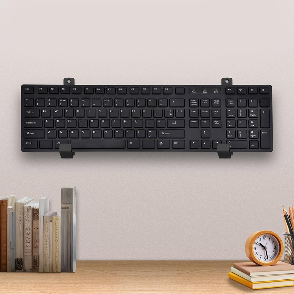 Универсальный настенный держатель для клавиатуры, планшетов, дисплей, стойка для хранения, наклеивание или установка на винтах, прочное крепление