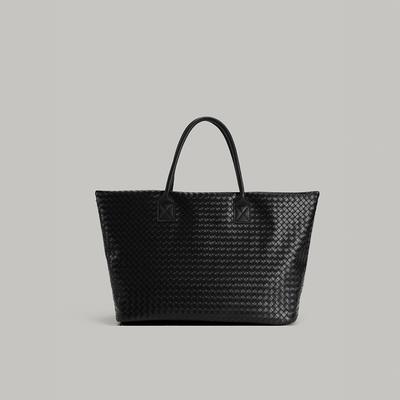 Women's Bag 2025 New Model Handbag, High-End Woven Bag for Work and School Commuting, Large Capacity, Simple Design
