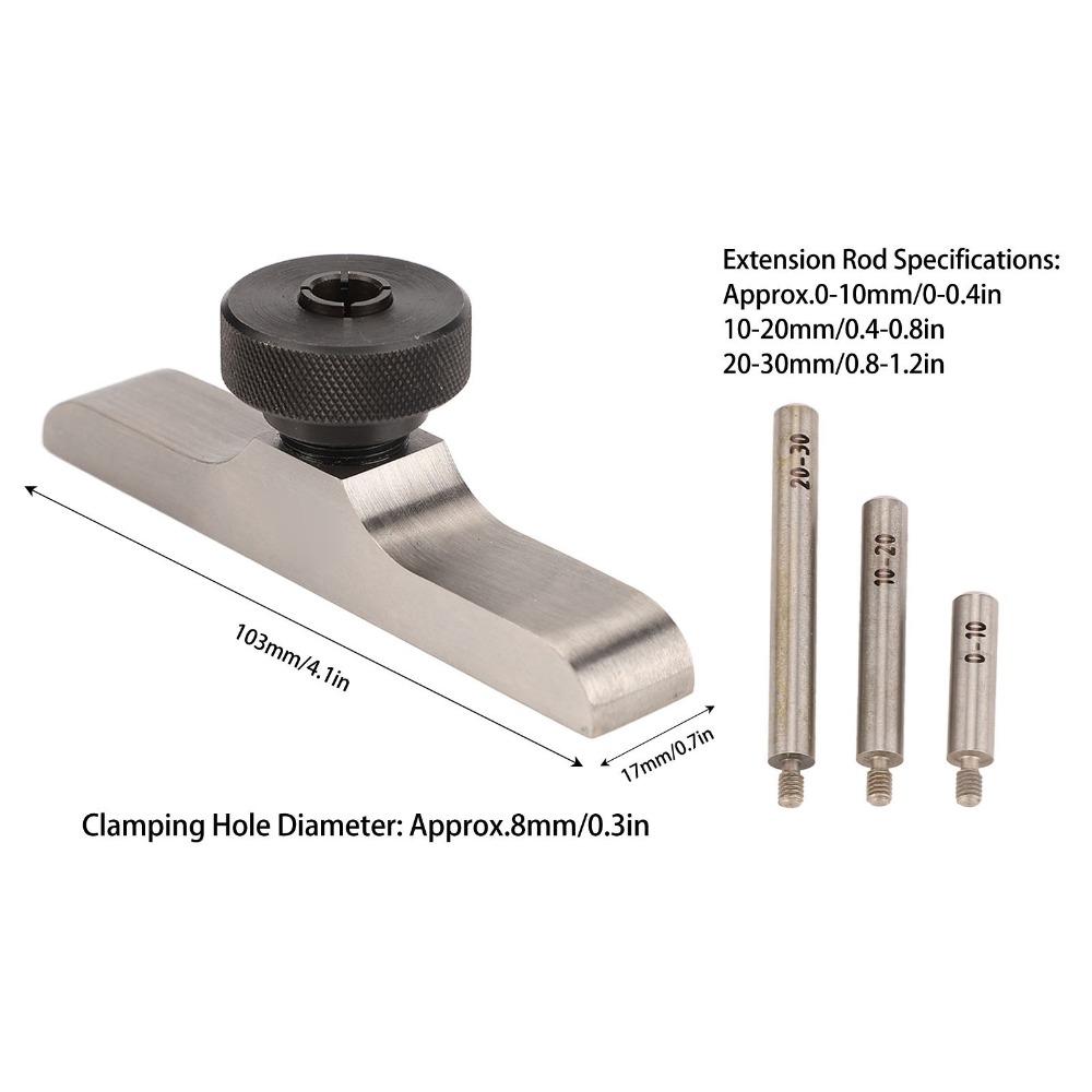 Threaded Knob Depth Dial Indicator Base Depth Indicator Stand  Industrial Measurement