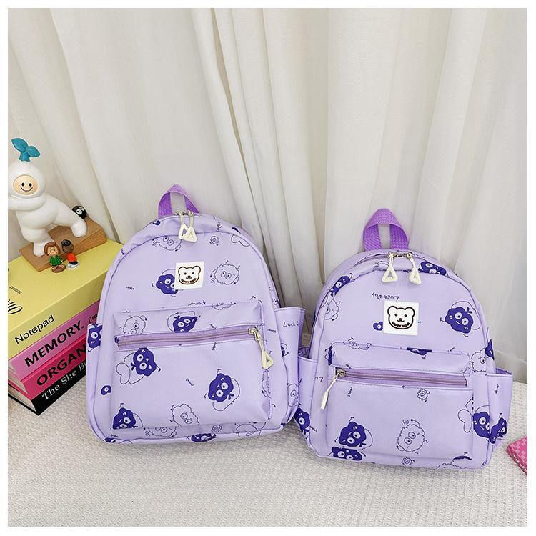 Kindergarten Schoolbag Lightweight Student Flow Cute Child Backpack Cartoon Cute Boys and Girls Backpack