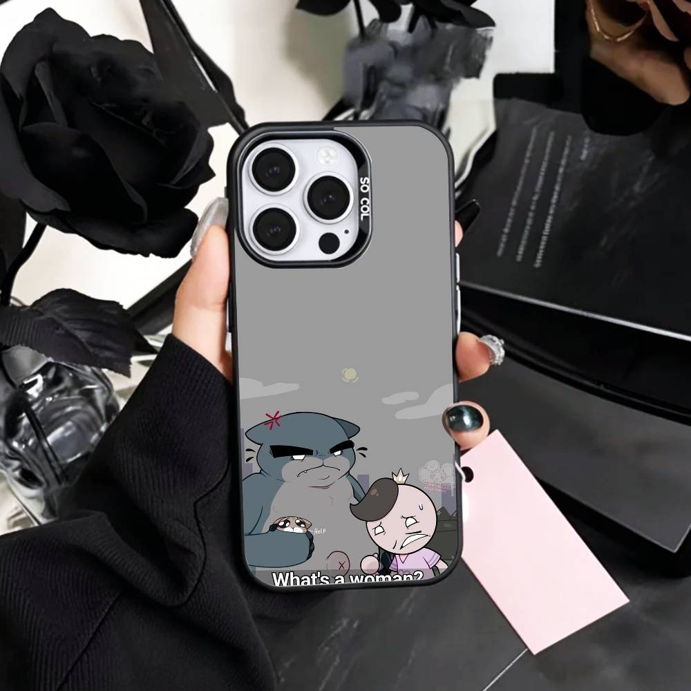 2026Game M-Mewgenics Phone Case For iPhone17,16,15,14,13,12,11 Plus,Pro Max Colored Silver Plated Inside Cover