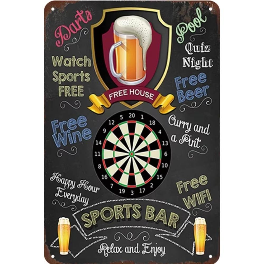 Vintage Cocktail Metal Martini Retro Signs Plaques Plate Poster Popular Bar Club Wall Decorative Room Stickers Decor