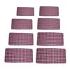 Incontinence Bed Pad Purple Plaid Washable Reusable Heavy Absorbency Hospital Bed Pad for Home Hospi