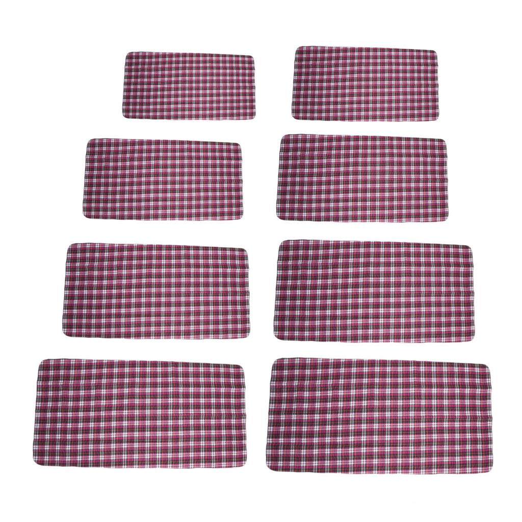 Incontinence Bed Pad Purple Plaid Washable Reusable Heavy Absorbency Hospital Bed Pad for Home Hospi