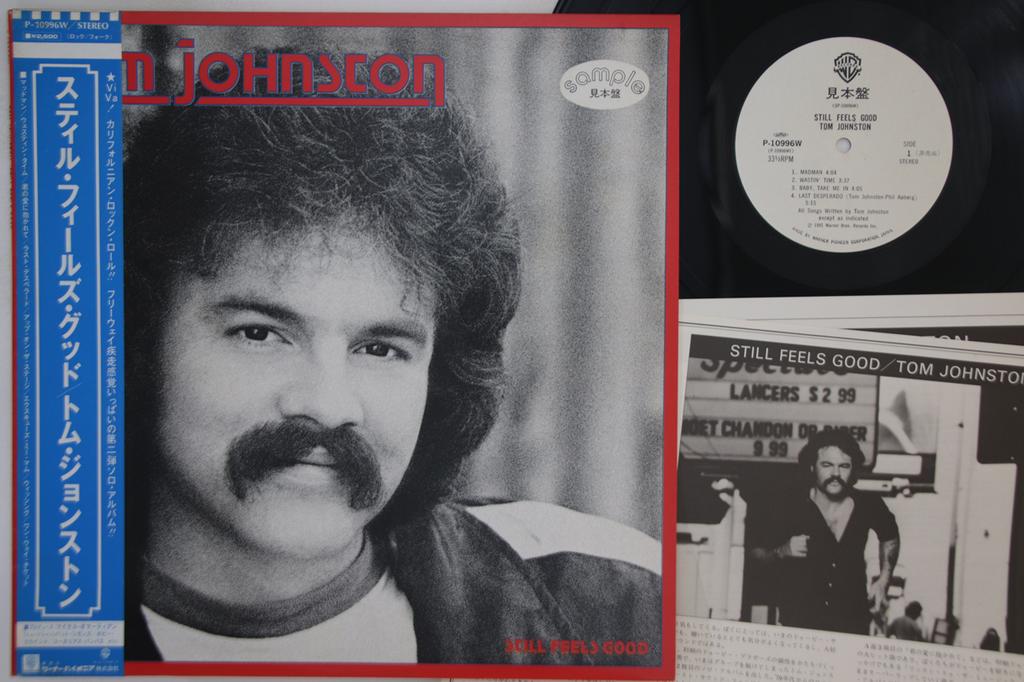 Виниловая пластинка TOM JOHNSTON Still Feels Good P10996WPROMO WARNER 1981 Япония Obi Рок Б/у