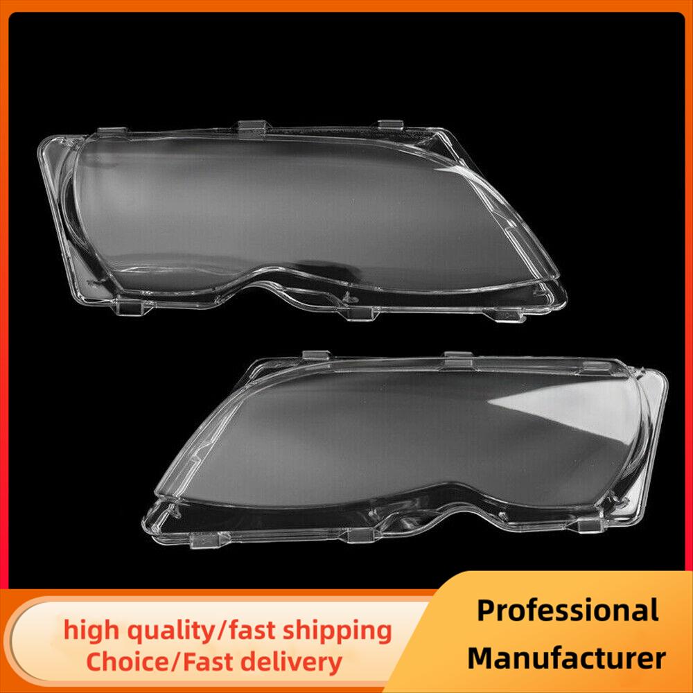 Для BMW 3 серии E46 318i 320i 325i 330i 330xi 4 двери седан 2002-2005 1 пара защитных стекол для фар прозрачная защитная оболочка для фар