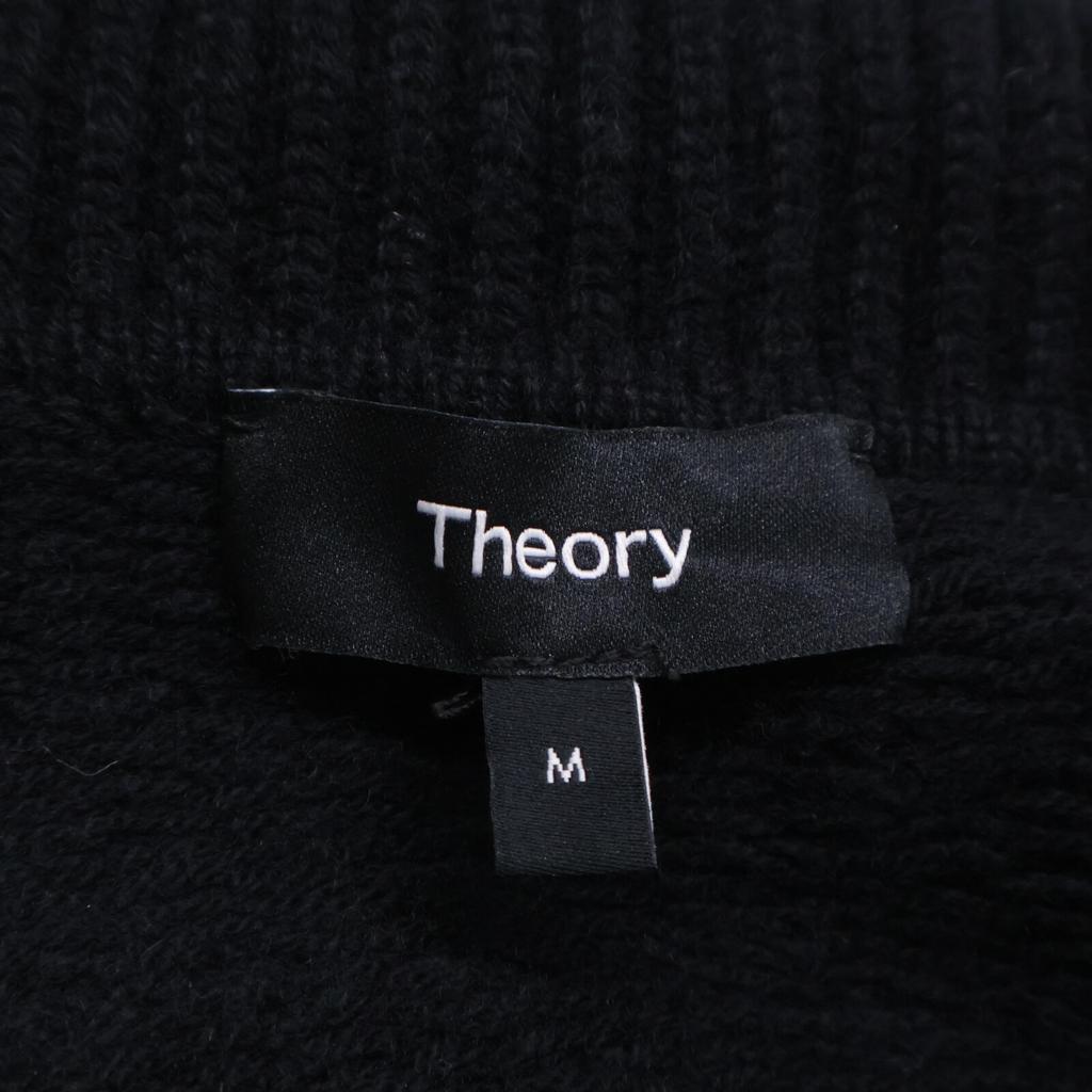 Theory [22AW] 01-2301708-050-904 Cashmere-blend Wool Sailor Collar Knit Sweater/ Tops M blackUsed