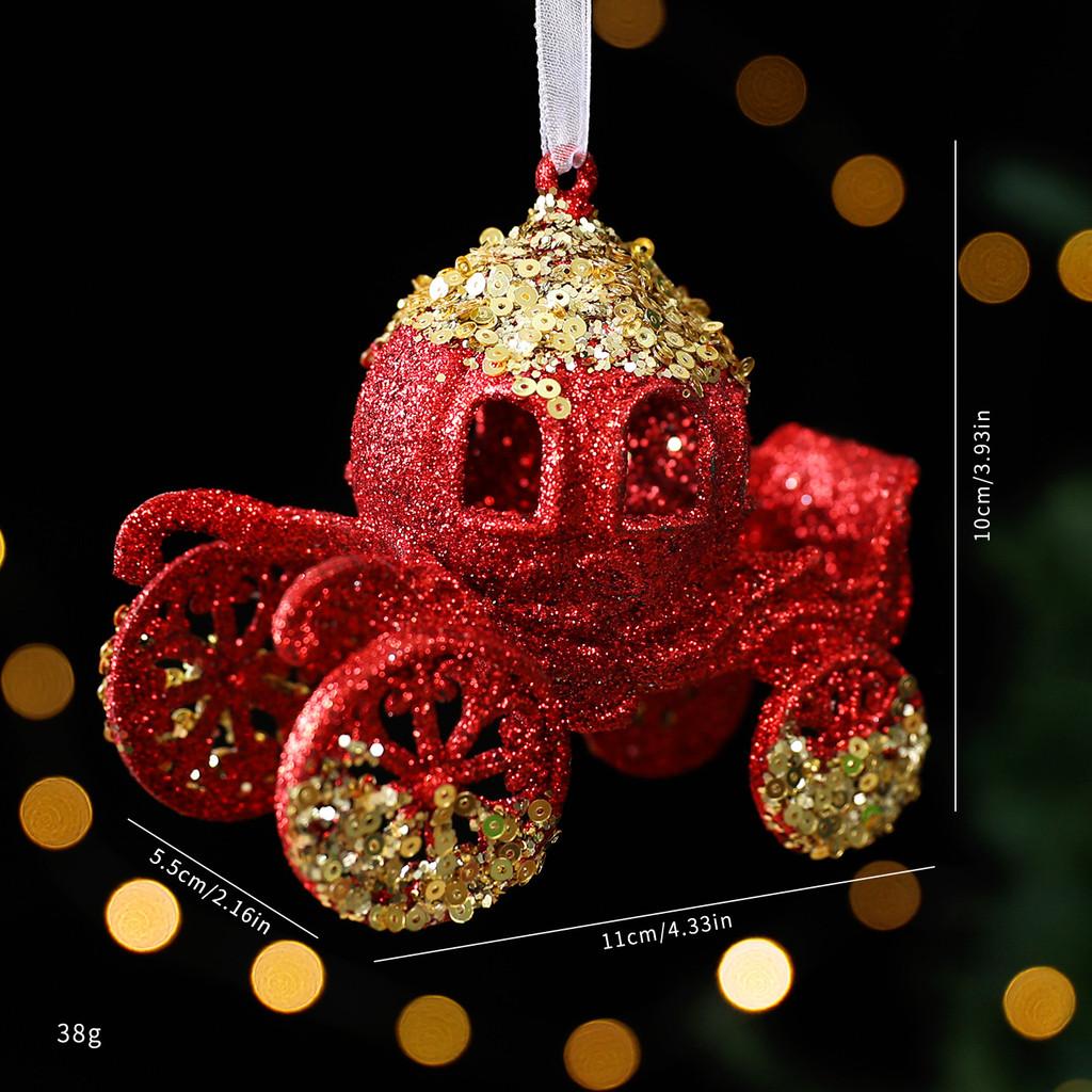 Creative Tree Christmas Snowflake Star Shaped Pendant Holiday Decoration Props