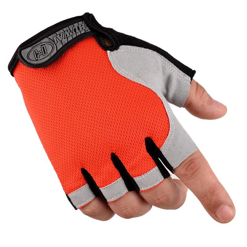 Spring and Summer Men's Mesh Fabric Breathable Bicycle Half Finger Outdoor Cycling Sport