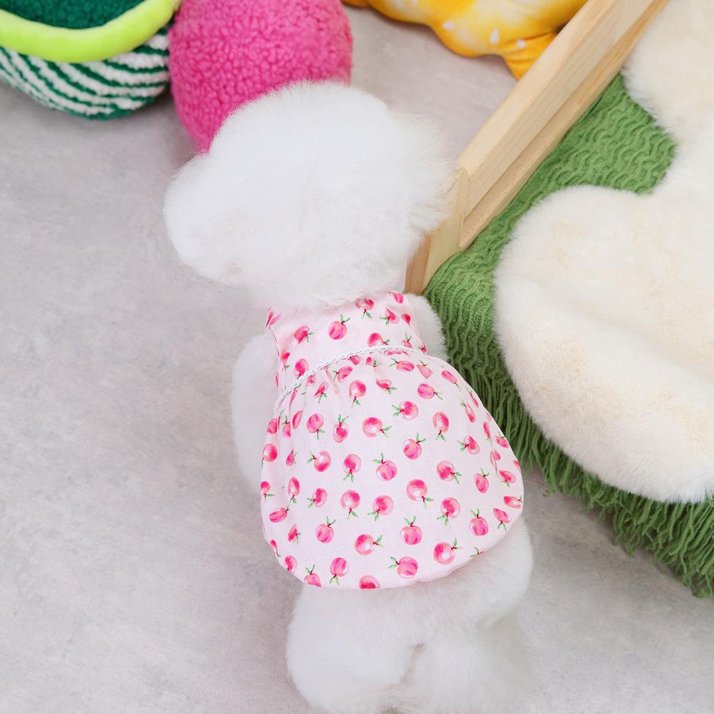 Pet Dog Clothes Princess Skirt Small Dog Teddy Bichon Pomeranian Yorkshire Clothing 23 Peach Skirt