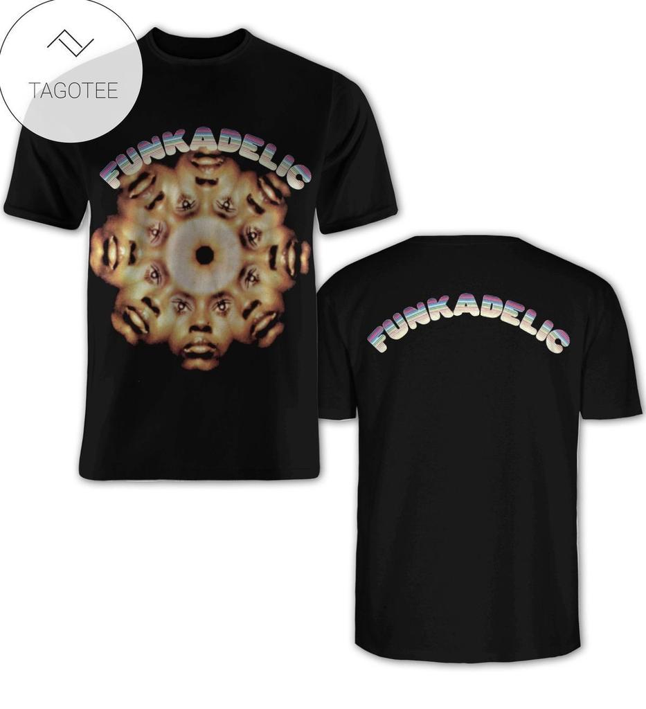 2 Sides Funkadelic Album Cover Black Cotton S-5XL T-Shirt BS1146