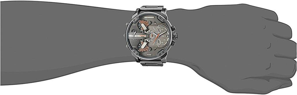 Diesel Мистер. Мужские часы Daddy Chrono Quartz DZ7315 gunmetal