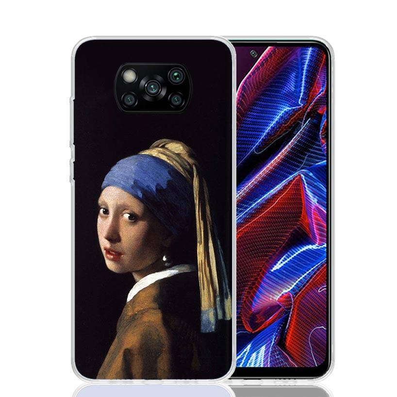 Чехол для телефона в стиле Ренессанс для Xiaomi Poco X7 X6 X5 Pro F7 Ultra Redmi 15C 15 13 13C 12 12C 10 10A 10C 9 9A 9C 9T Обложка Po