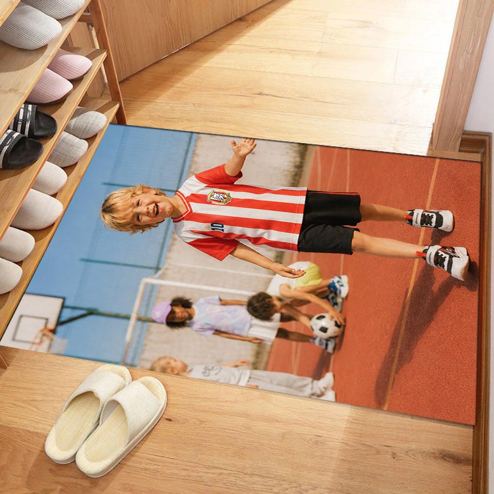 Customize Photos Customizable photos Floor Mat Perfect for Balcony Outdoor Entryway Game Room Antislip Carpet Office home decor