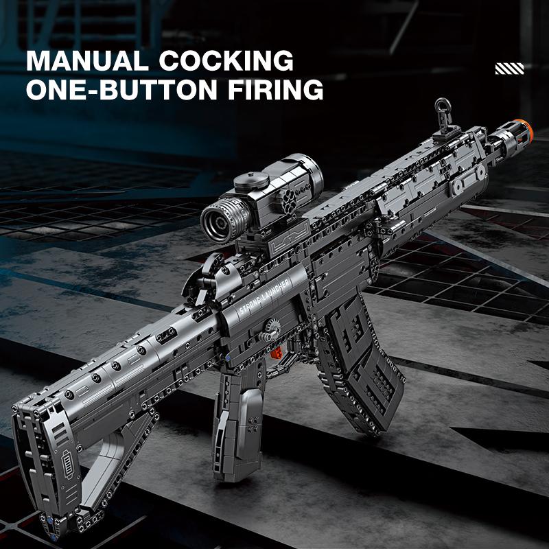 Нетоксичные 1593 детали 191 Винтовка Строительные Блоки Военное Оружие Симуляция Пистолета Коллекция Модельные Кирпичики Детские Военные Игрушки Праздничные Подарки