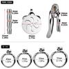 Flat Male Chastity Cage Device with Metal Ribbed Urethral Plug US Delivery SM BDSM Adult 18+ Sex Toys for Men Gay Couple