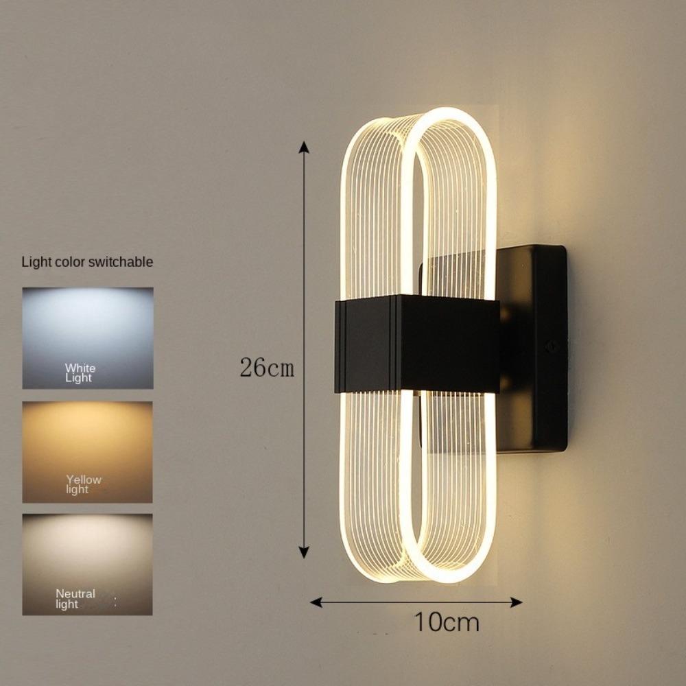 Acrylic Light Guide LED Wall Lights Modern Wall Light Decor  for Living Room Bedroom