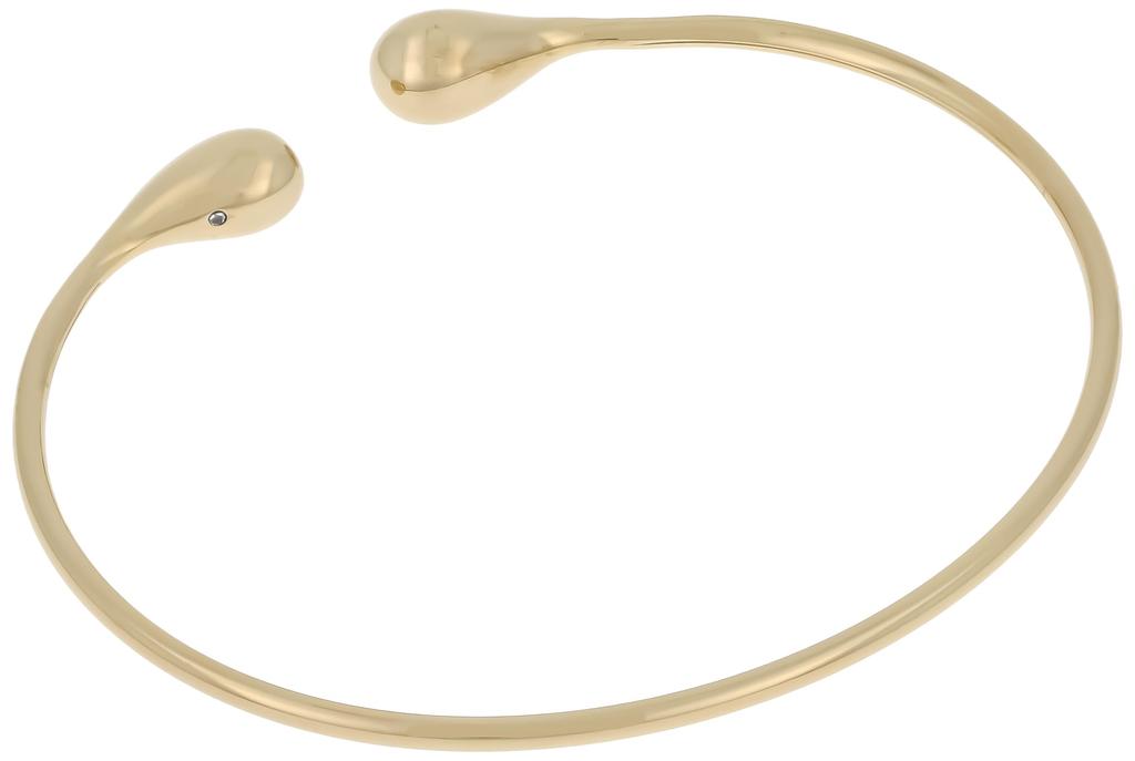 Skagen Women's Liquid Metal Gold-Tone Stainless Steel Flex Cuff Bracelet, SKJ1770710