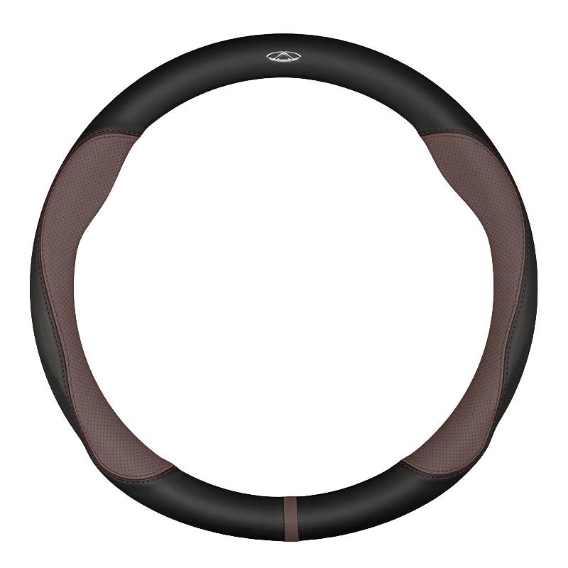 For Chery Tiggo 7 Pro Plus Tiggo 8 Plus Tiggo 5X Pro Car Steering Wheel Cover 9 Colors PU Leather Non-slip Auto Accessories
