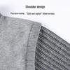 SNOWFLYING Men's Faux Two-Piece Striped Knit Sweater