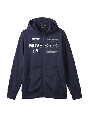 DESCENTE Легкая гладкая толстовка с капюшоном на молнии с аутентичным логотипом NV XO