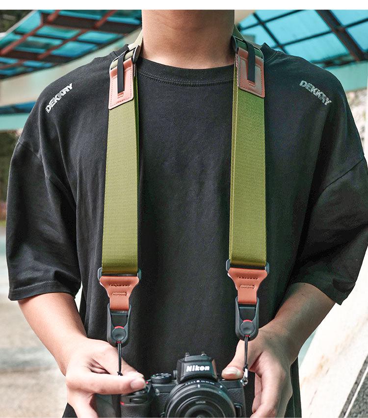 Ремень через плечо для камеры с быстросъемным креплением для DSLR и беззеркальных камер