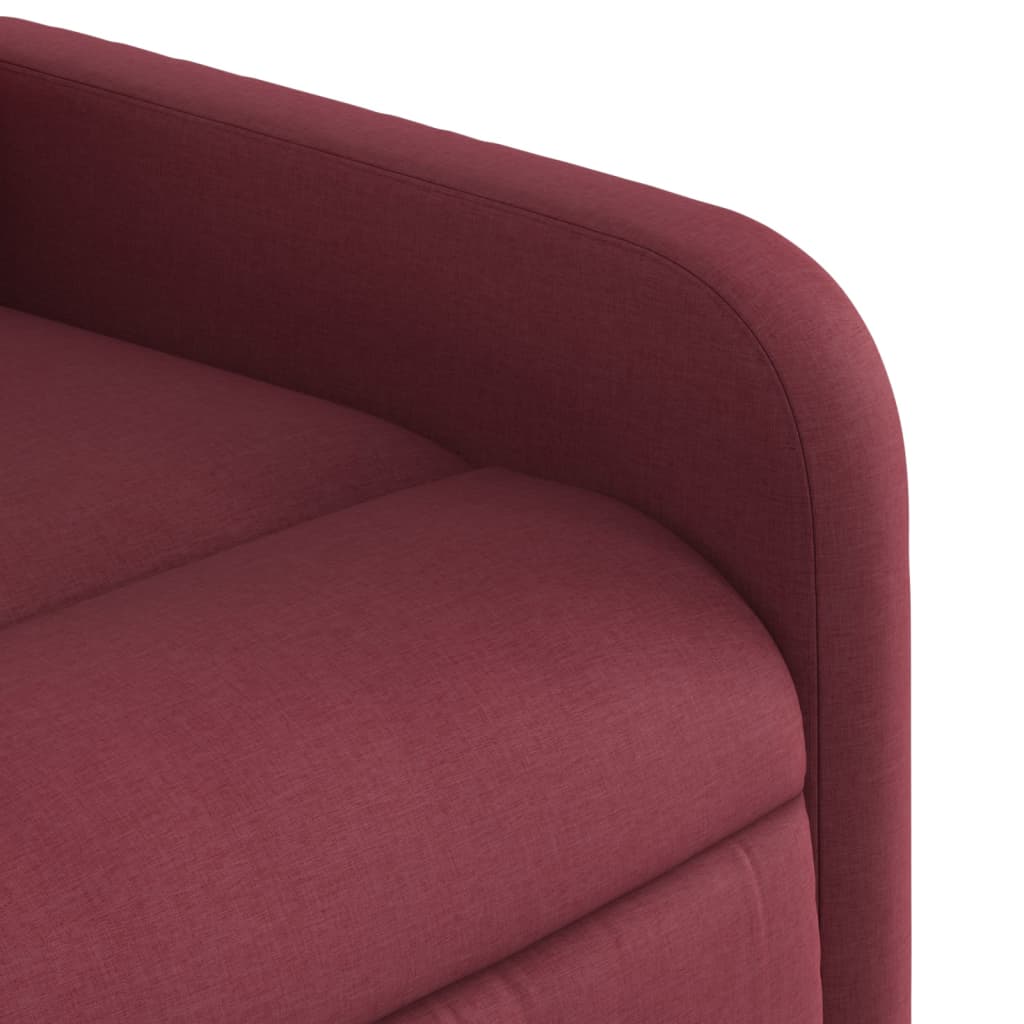 Relax Chair in Wine Red Fabric